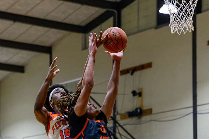 Douglass Oklahoma East St. Louis Illinois boys basketball December 16 2023 Nate Latsch 24985